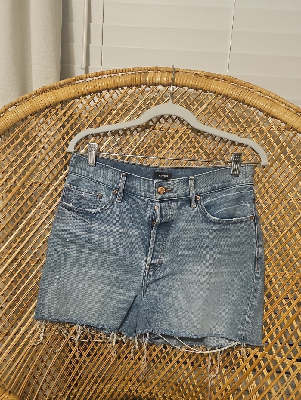 Express Medium Blue Denim Jeans with Copper Hardware Size 10